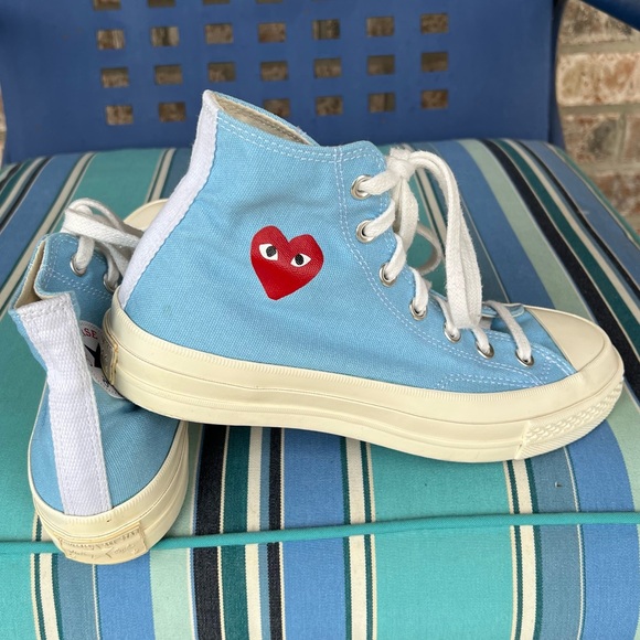 🍒💣 Converse Chuck 70 comme des garcons platform high tops - Picture 2 of 15
